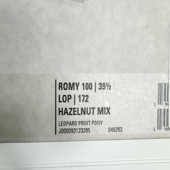 Jimmy Choo Romy 100 Leopard Print Pony Hair Pumps Brown Hazelnut Mix Size 39.5 - Picture 12 of 14